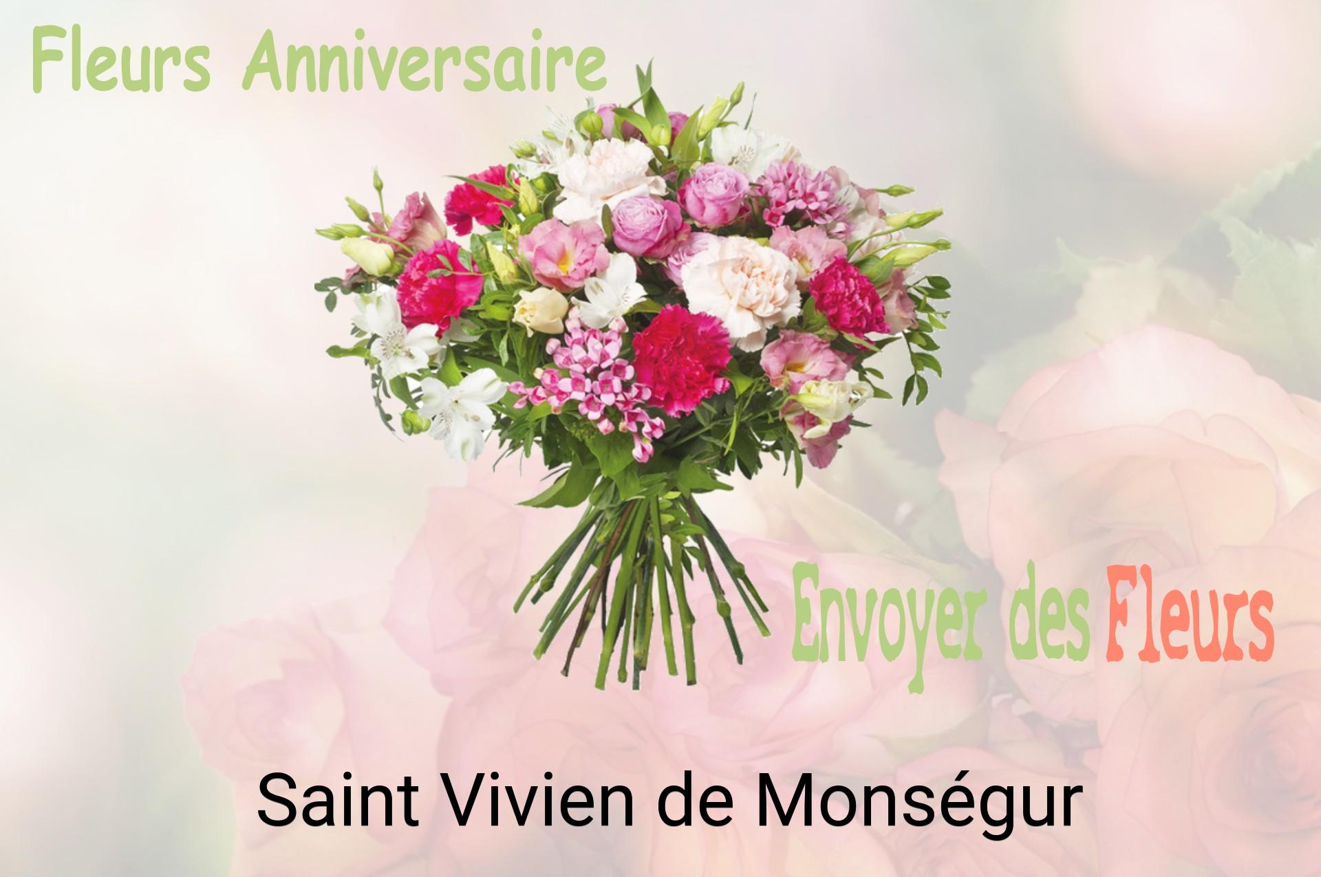 Bouquet de fleurs d’anniversaire livré à Saint-Vivien-de-Monségur