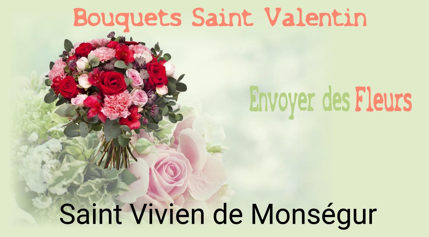 Roses de Saint-Valentin livrées à Saint-Vivien-de-Monségur